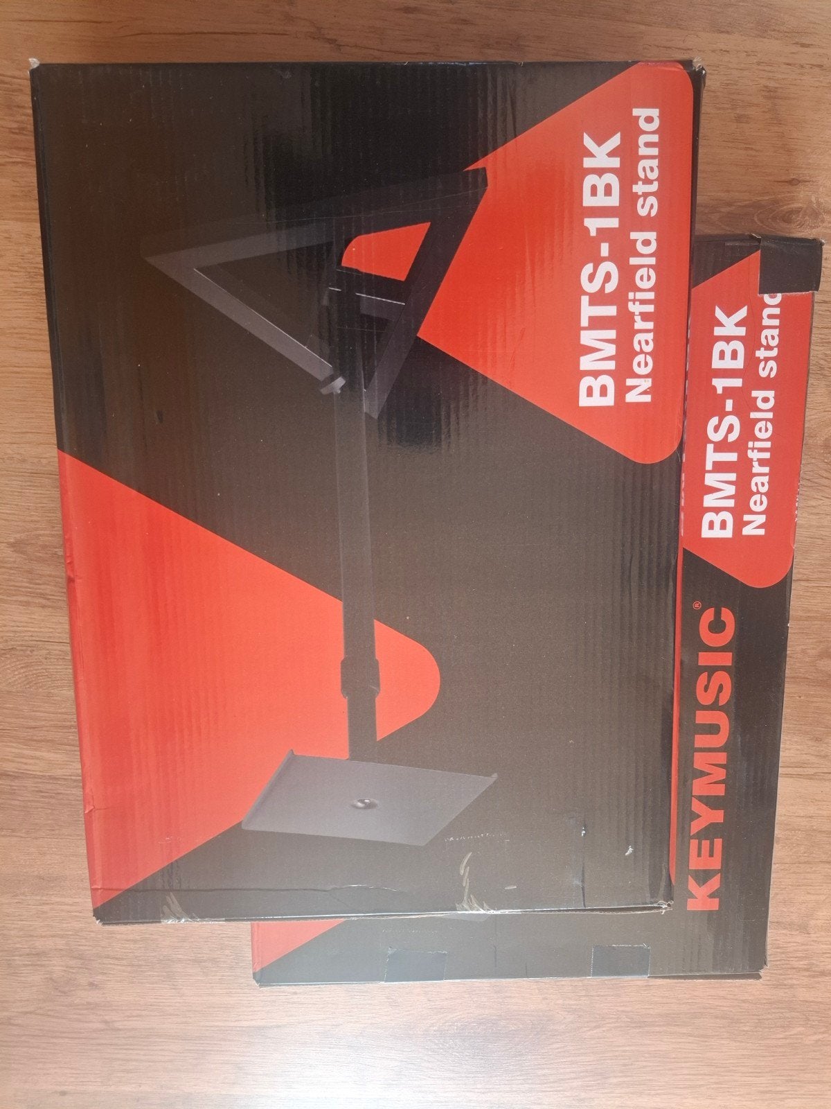 Keymusic BMTS-1BK Monitor Stands (Nearfield), Ophalen of Verzenden, Zo goed als nieuw, Instrumentstandaard, Speaker