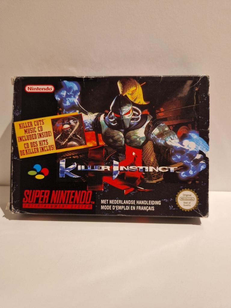 Killer Instinct cib, Spelcomputers en Games, Games | Nintendo Super NES, Gebruikt, Vechten, Ophalen of Verzenden