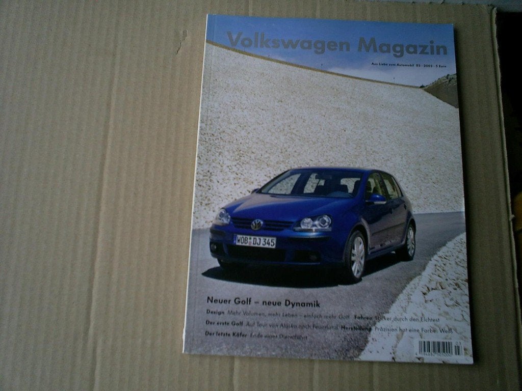 VW o.a. Golf / Touareg / Kever / Mick Jagger 3 / 2003, Verzenden, Zo goed als nieuw, Volkswagen