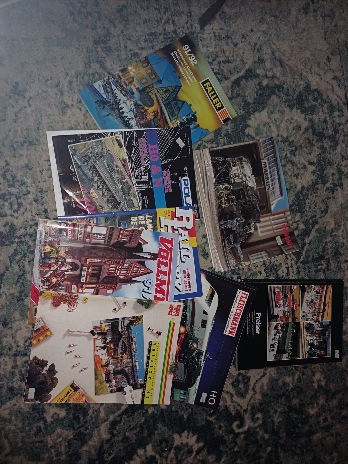 Trein Catalogi '91- '96, Hobby en Vrije tijd, Ophalen of Verzenden, Gelijkstroom, Overige merken