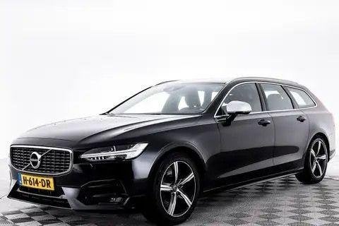 Volvo V90 T4 R-Design Polestar engineered Trekhaak 80 dkm, Auto's, Zwart, 1969 cc, Stationwagon, Particulier