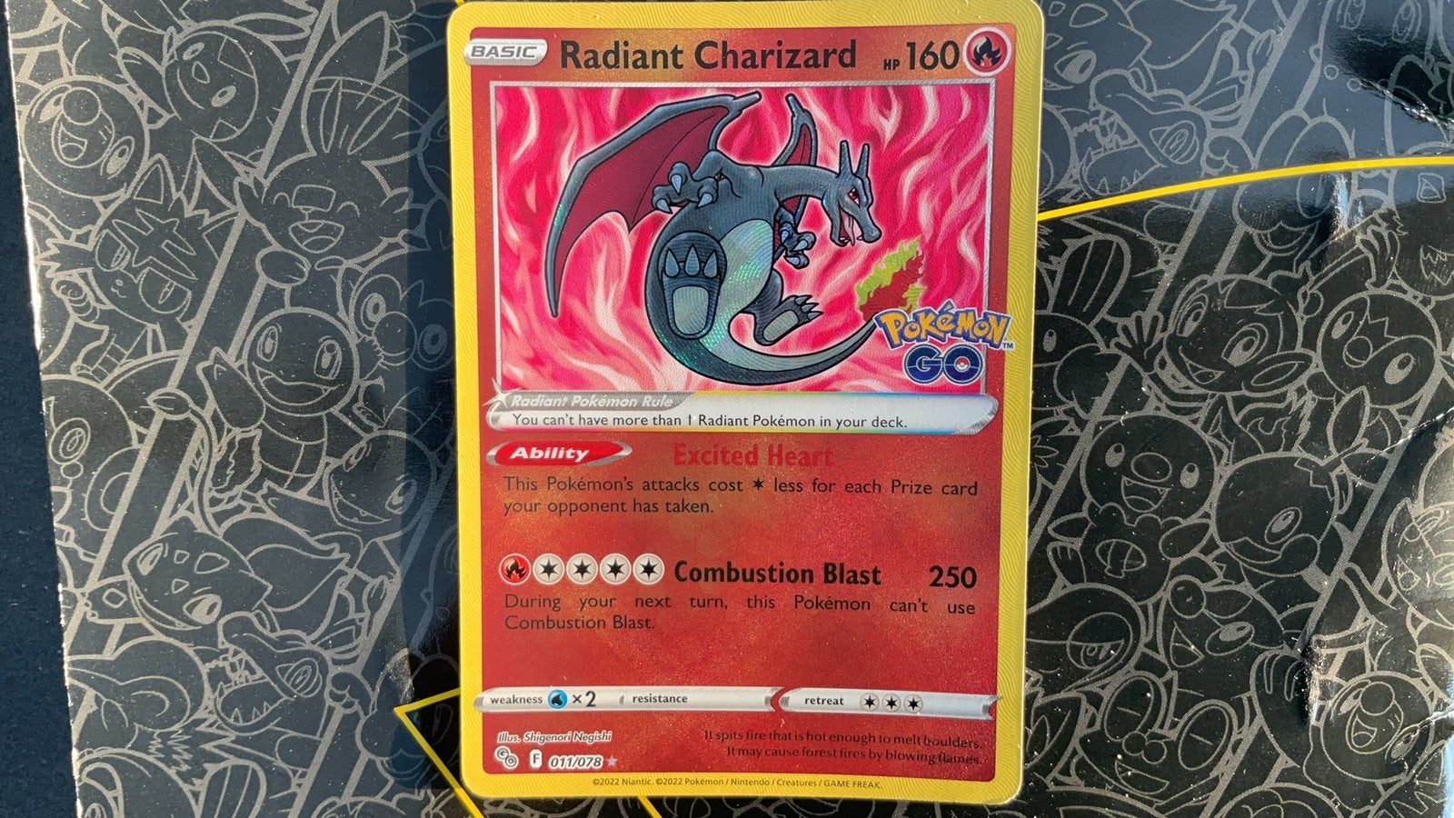 Radiant charizard, Ophalen, Zo goed als nieuw