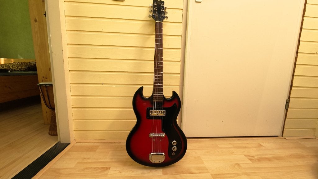 Hondo H600 Vintage Japan made gtr, Ophalen, Klassieke of Spaanse gitaar, Met koffer