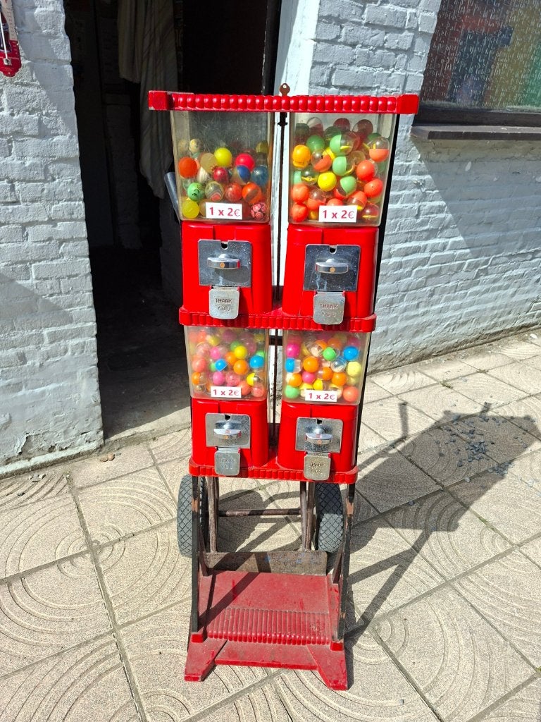 2 euro Brabo supérette kauwgom capsule automaat incl inhoud, Ophalen, Gebruikt