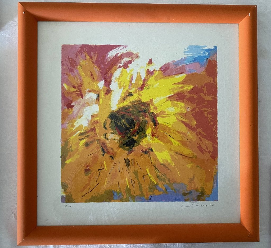 lou thissen 09.  38,5 x 38,5 cm, Antiek en Kunst, Abstract, Ophalen of Verzenden, Overige techniek, Gelimiteerde oplage