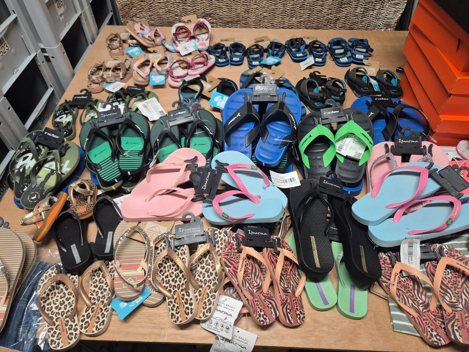 Partij slippers Reef, Ipanema, Rider, Ophalen of Verzenden, Nieuw, Jongen of Meisje, Overige typen