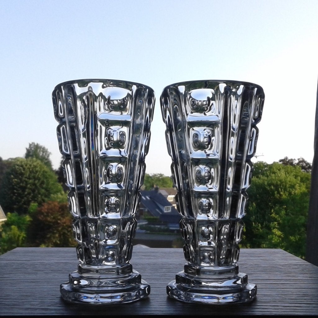 Stel Vazen Sklo Union Persglas Vintage, Ophalen of Verzenden