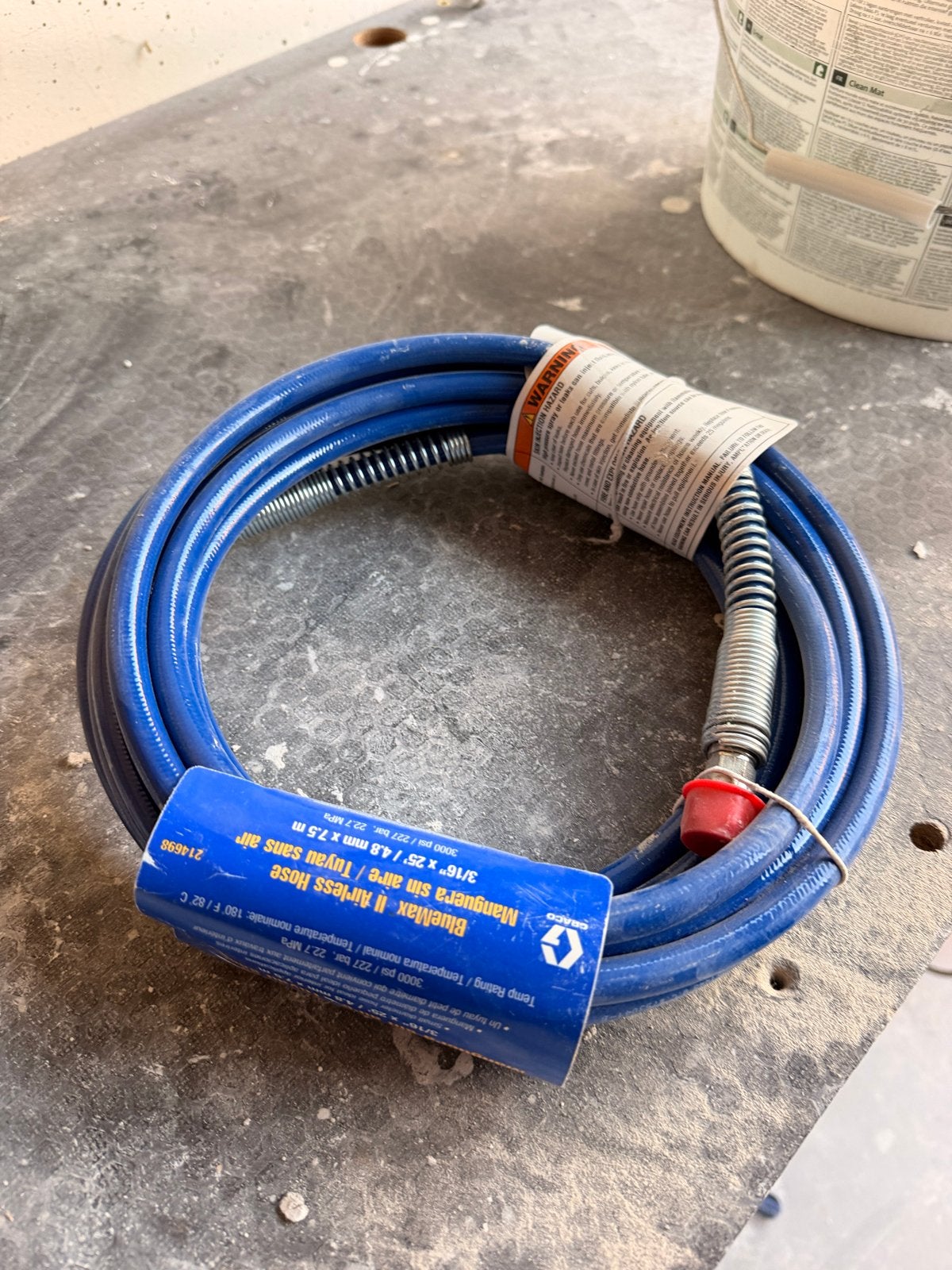 Graco BlueMax II Airless Slang 3/16" x 25' (7.5m), Doe-het-zelf en Verbouw, Ophalen, Nieuw, Overige typen, Overige merken