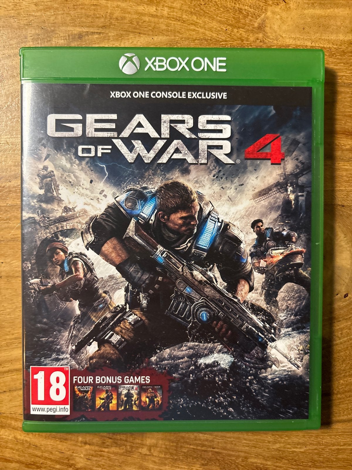 Gears of War 4 - Xbox One (Inclusief 4 bonusgames), Online, Vanaf 18 jaar, Shooter, 1 speler