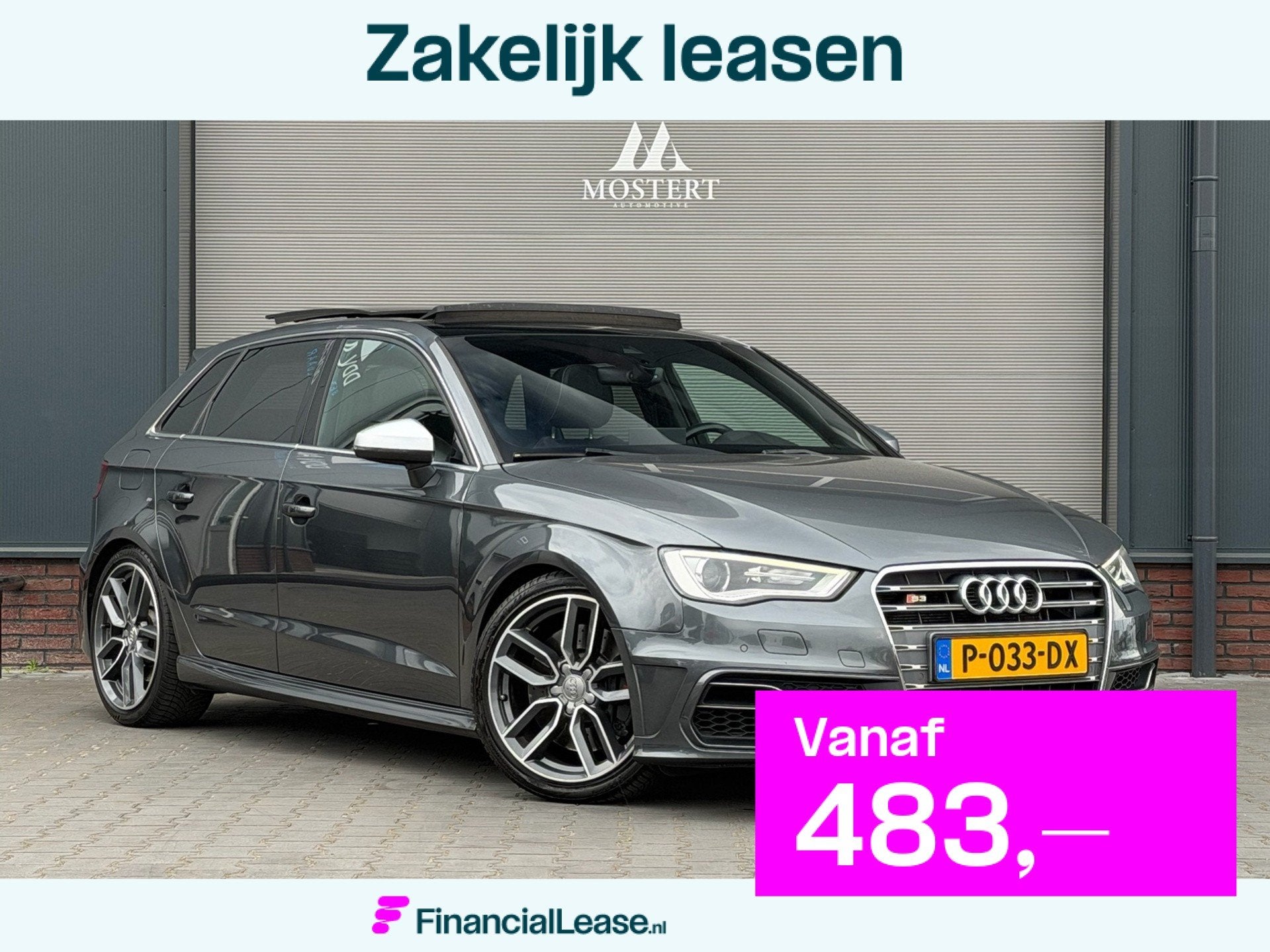 Audi S3 Sportback 2.0 TFSI/300pk S3 quattro S Line Plus|2015, Automaat, S3, Gebruikt, 4 cilinders