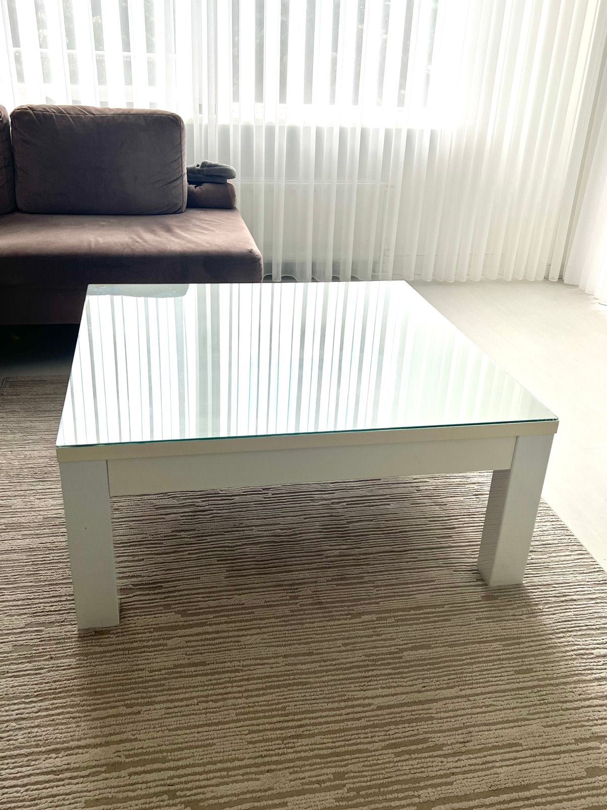 Salontafel €65, Huis en Inrichting, Ophalen, Zo goed als nieuw, Vierkant, 50 tot 100 cm