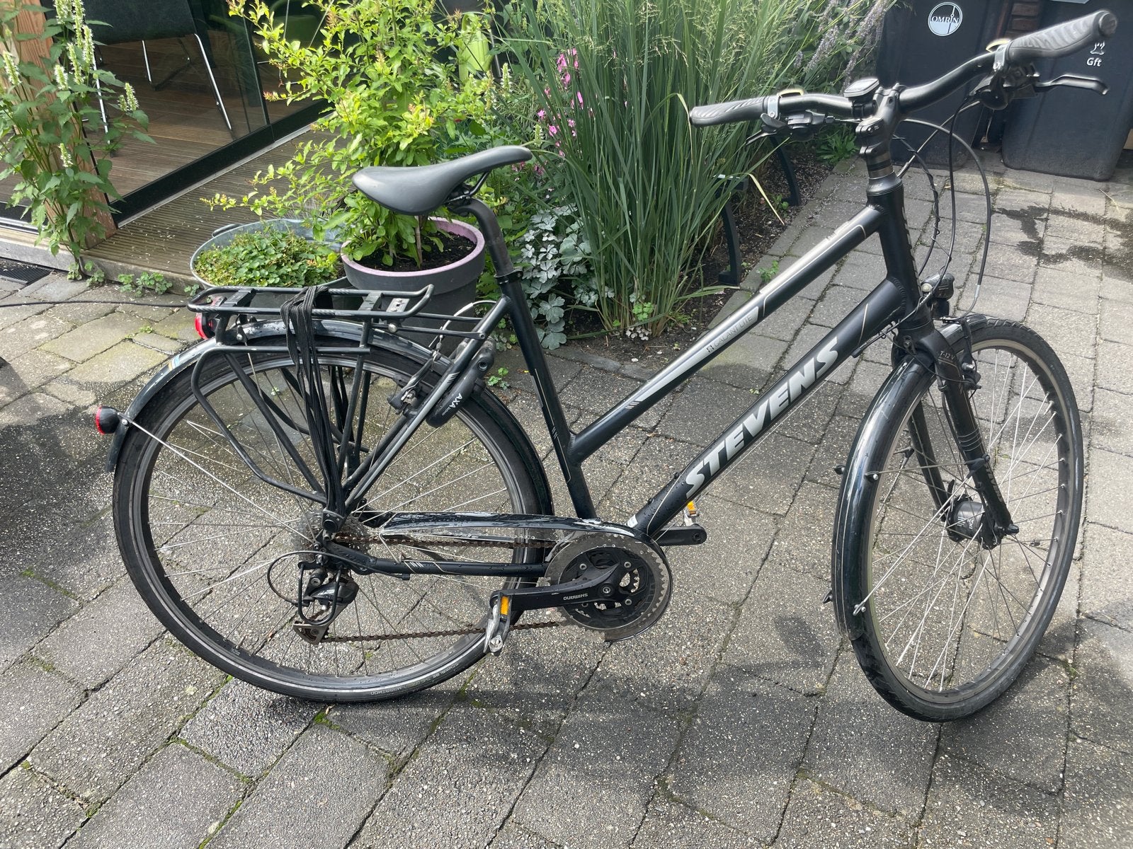 Stevens fiets - Zwart, 54 cm frame, Shimano versnellingen, Velgrem, Versnellingen, Ophalen, Overige merken