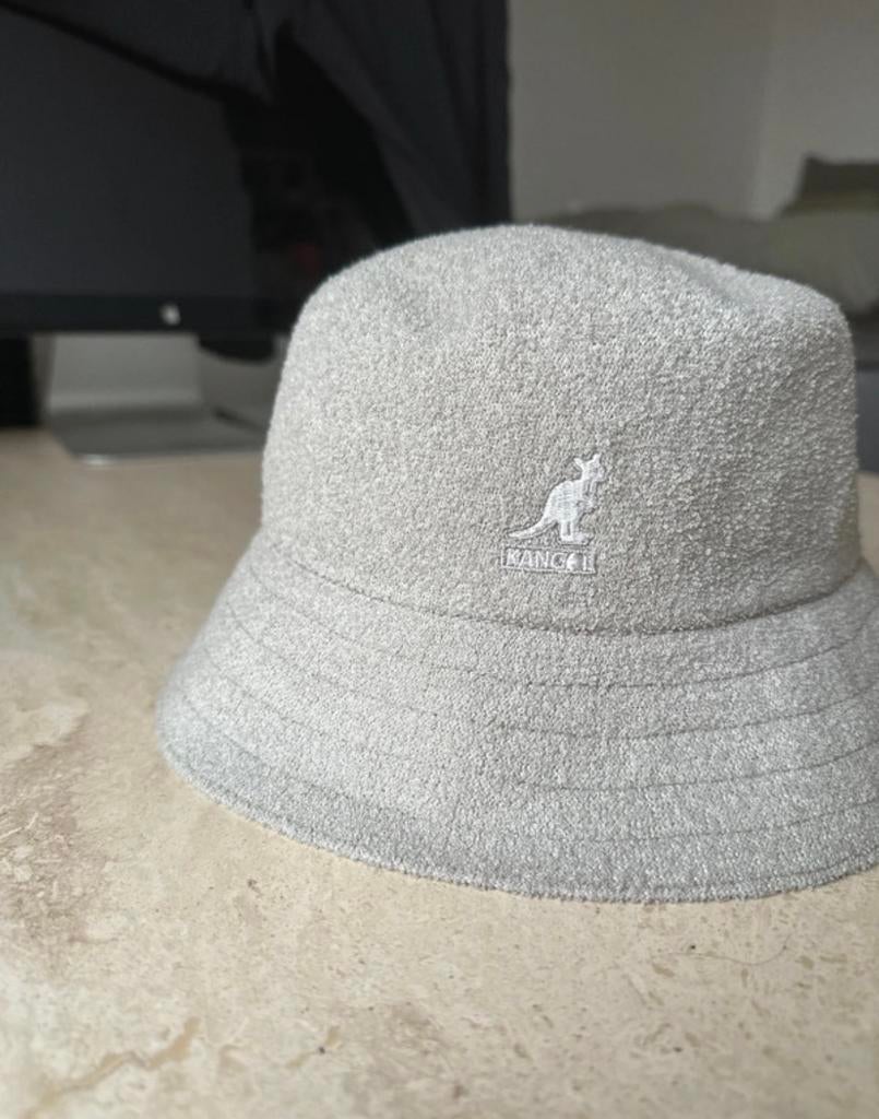 Nieuwe Kangol bucket hat - grijs - maat M, Verzenden, Nieuw, Hoed