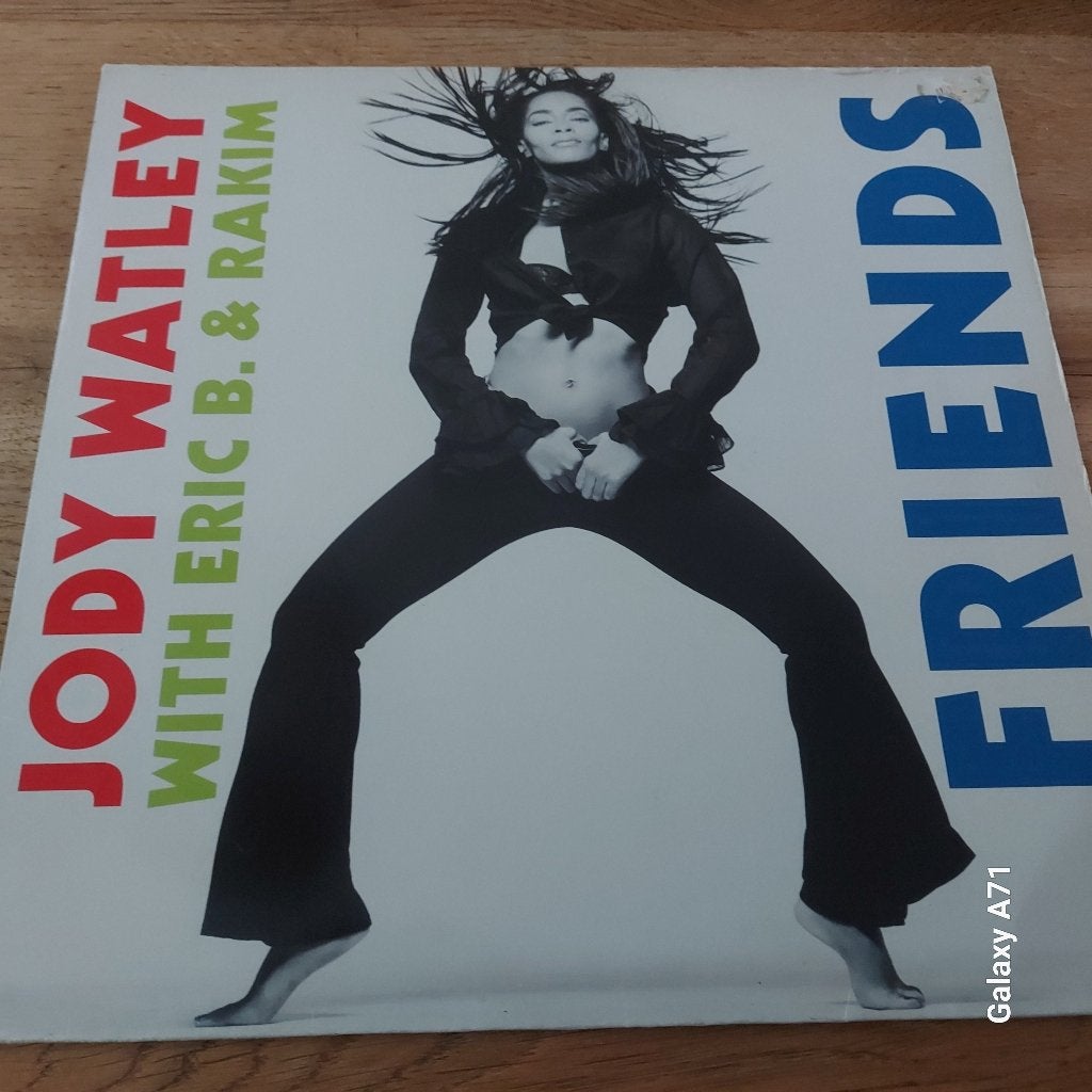 12 inch Maxisingel Jody Watley - Friends  (1989), Gebruikt, Ophalen of Verzenden, Dance Populair, Beschermende buitenhoes