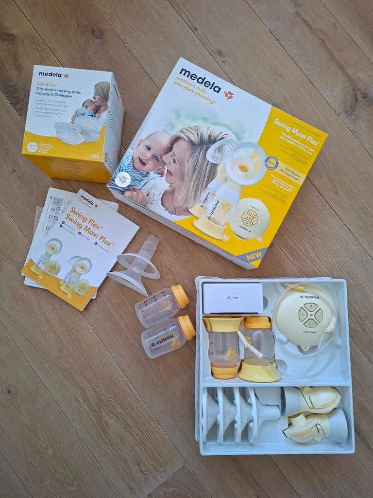 Medela swing maxi flex dubbel elektrische borstkolf, Ophalen, Gebruikt, Borstkolf