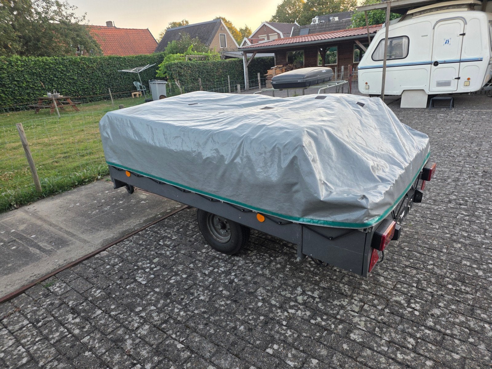 Jamet Arizona Vouwwagen - Compleet met keuken en dakkoffer, Ophalen, Meerkleurig, Aanwezig, Jamet