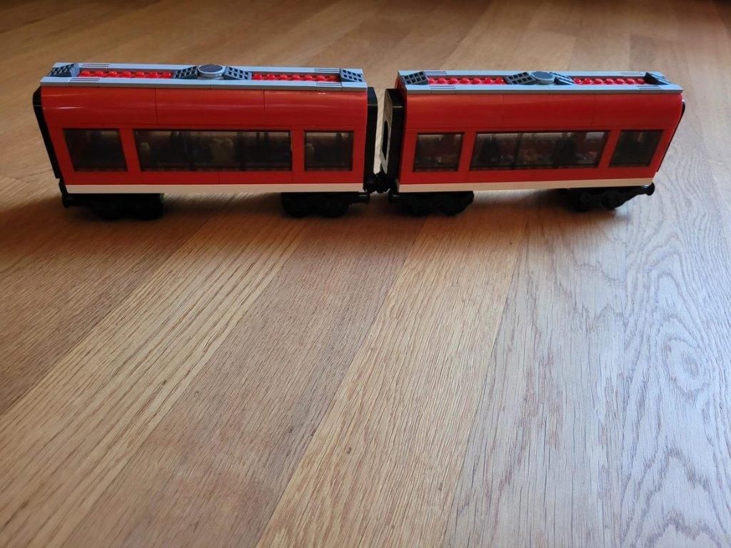 Partij V190=2x Lego trein wagons, Lego, Lego, Gebruikt, Lego