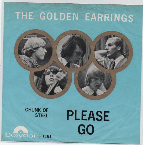 Nederbeat- The Golden Earrings- Please Go  Met centre, Gebruikt, Verzenden, 7 inch, Beschermende buitenhoes