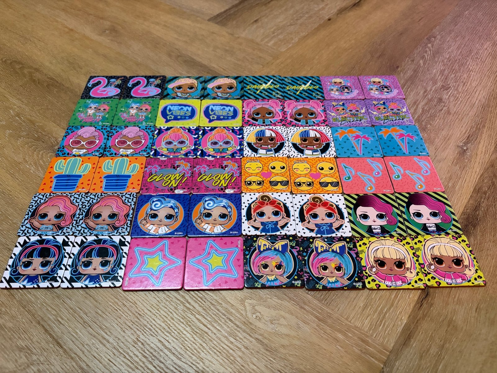 L.O.L. Surprise! Memo Spel - 48 Kaartjes, Ophalen of Verzenden, 10 tot 50 stukjes, Zo goed als nieuw