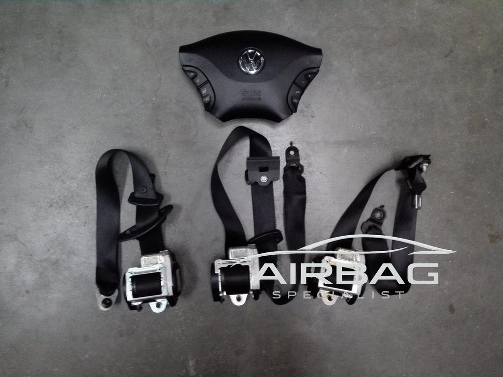 Airbag set (stuur airbag  gordel links midden rechts) VW Cra, Auto-onderdelen, Dashboard en Schakelaars, Gebruikt, -, Volkswagen