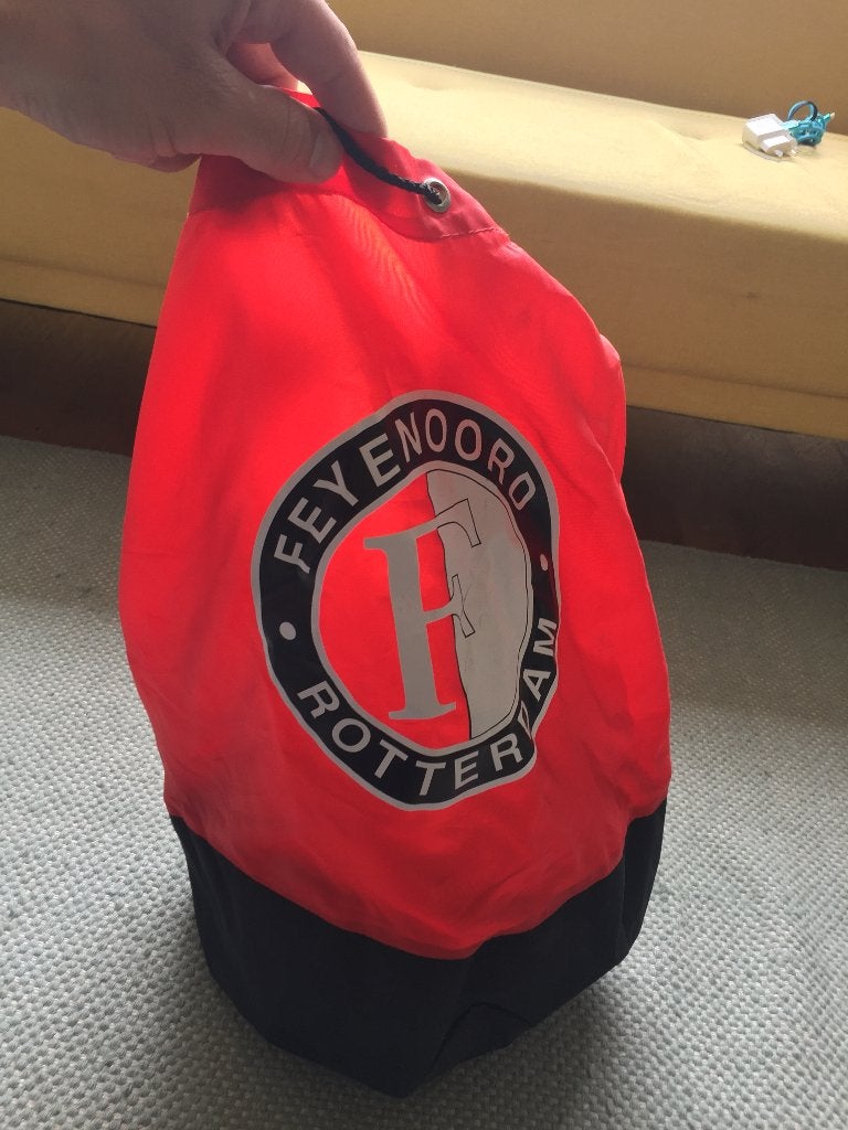 Vintage Feyenoord Schouder Zomer Voetbaltas 2000 y2k, Ophalen of Verzenden, Zo goed als nieuw, Feyenoord, Overige typen