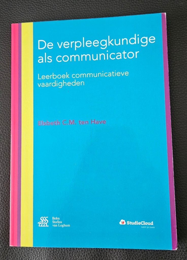 Verpleegkundige als communicator, Zo goed als nieuw, Bohn Stafleu van Loghum, Beta, HBO