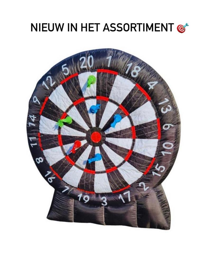Mega opblaasbaar dartbod te huur - springkussen, Ophalen, Zo goed als nieuw, Overige