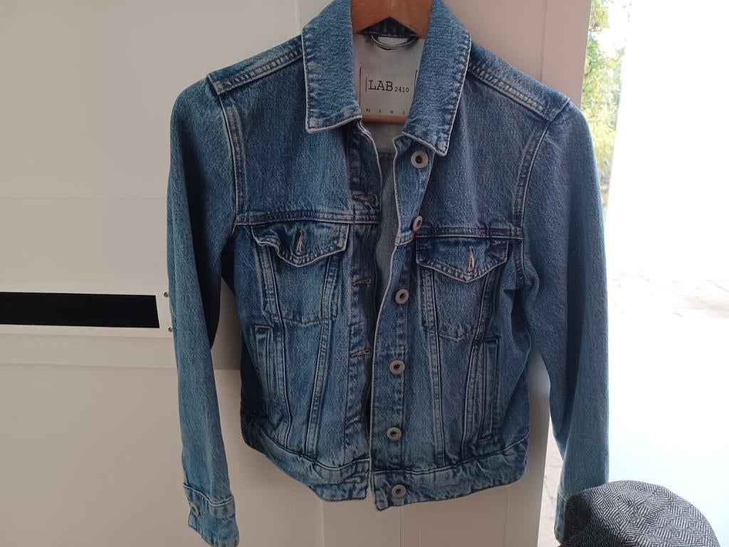 LAB 2410 Denim Jasje - Maat S, Blauw, LAB 2410, Ophalen of Verzenden, Zo goed als nieuw