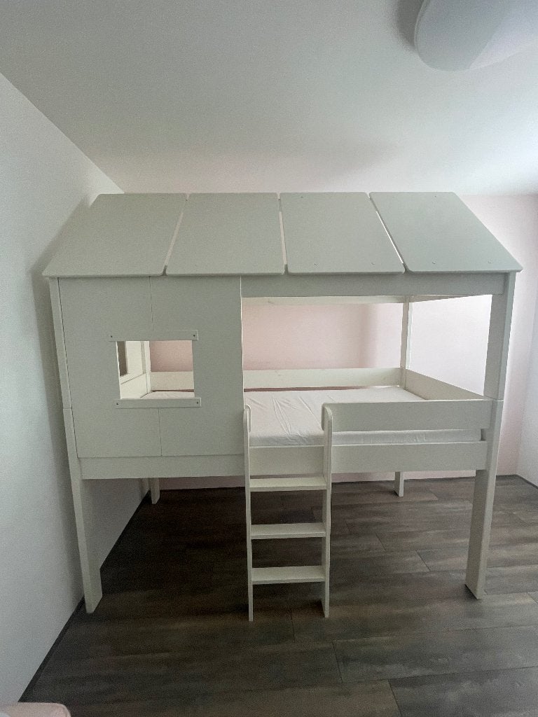 Bedhuisje, Ophalen, 85 tot 100 cm, Lattenbodem, Zo goed als nieuw