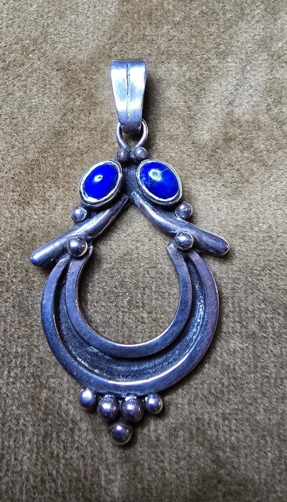 Zilveren Egyptische maangodin Isis, Ophalen of Verzenden, Zilver, Zilver