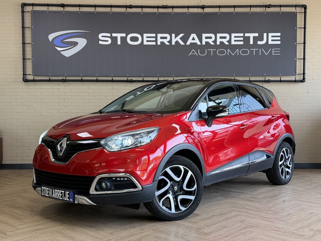 Renault Captur 0.9 TCe Helly Hansen R-Link Navi | Clima | Ca, Voorwielaandrijving, Gebruikt, Zwart, Leder en Stof