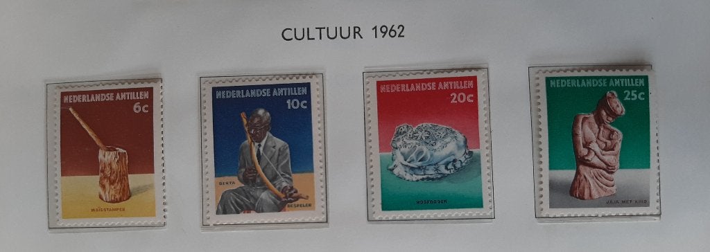 1962 Nederlandse Antillen Cultuurzegels Nvph Nr. 325 - 328, Ophalen