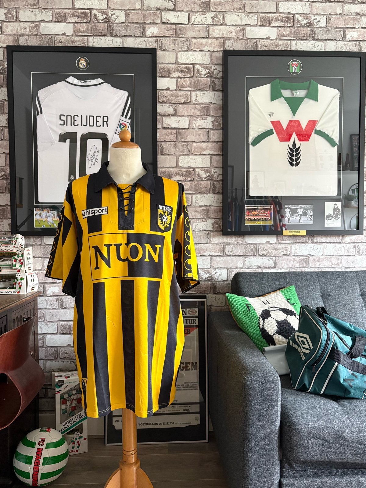 Matchworn Vitesse Remco Van der Schaaf, Ophalen of Verzenden, Zo goed als nieuw, Vitesse, Shirt