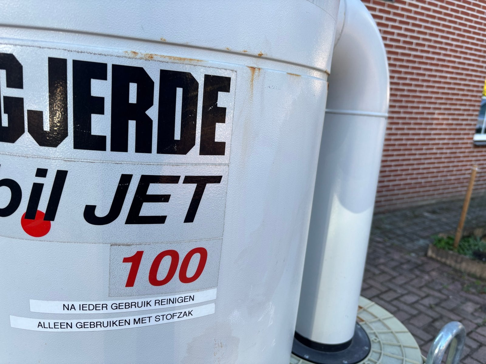 Gjerde Mobil Jet 100 Stofafzuiger, Ophalen