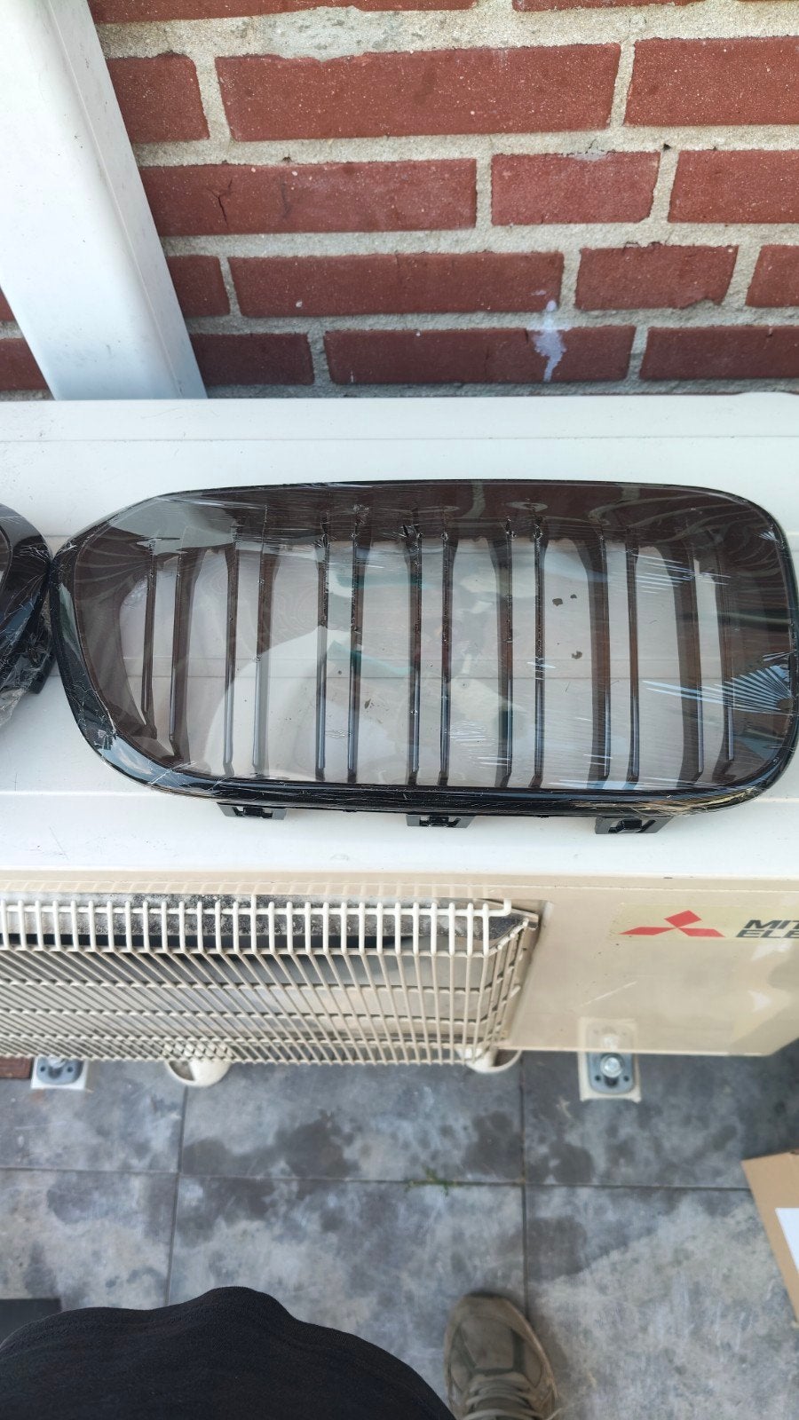 BMW Grill Nieren Hoogglans Zwart Aftermarket (1 of 5 Serie), Voor, Nieuw, Ophalen of Verzenden, Bumper