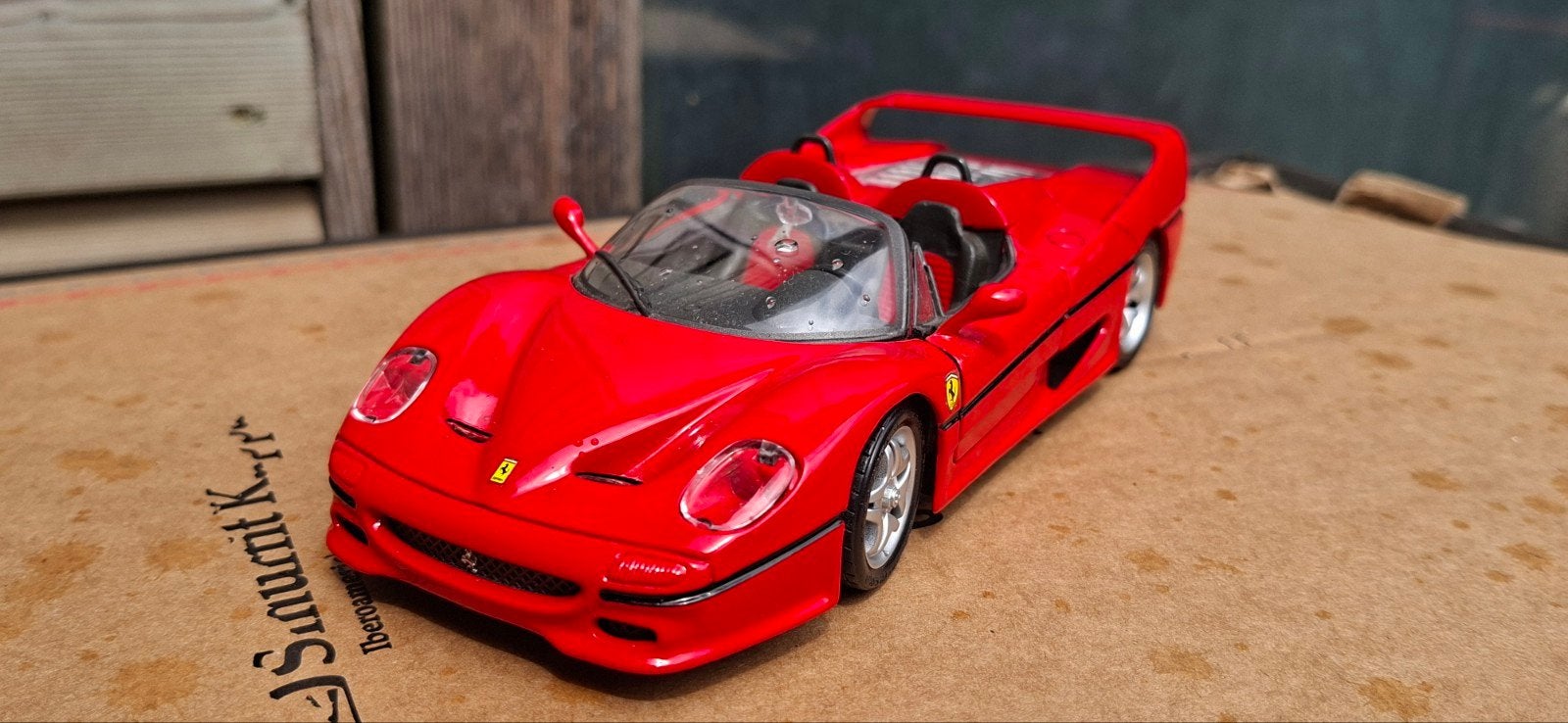 Maisto Ferrari F50 modelauto - Bieden, Ophalen of Verzenden, Gebruikt, Auto, Maisto