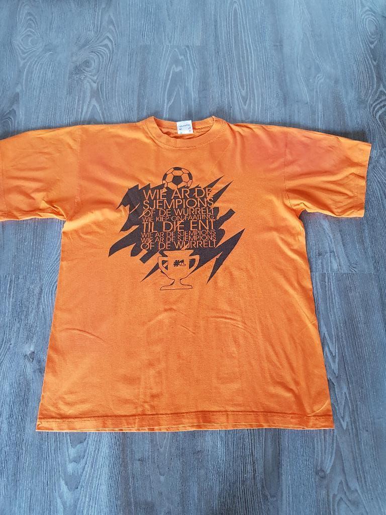 Heren T shirt, Maat 56/58 (XL), Oranje, Ophalen of Verzenden, Zo goed als nieuw