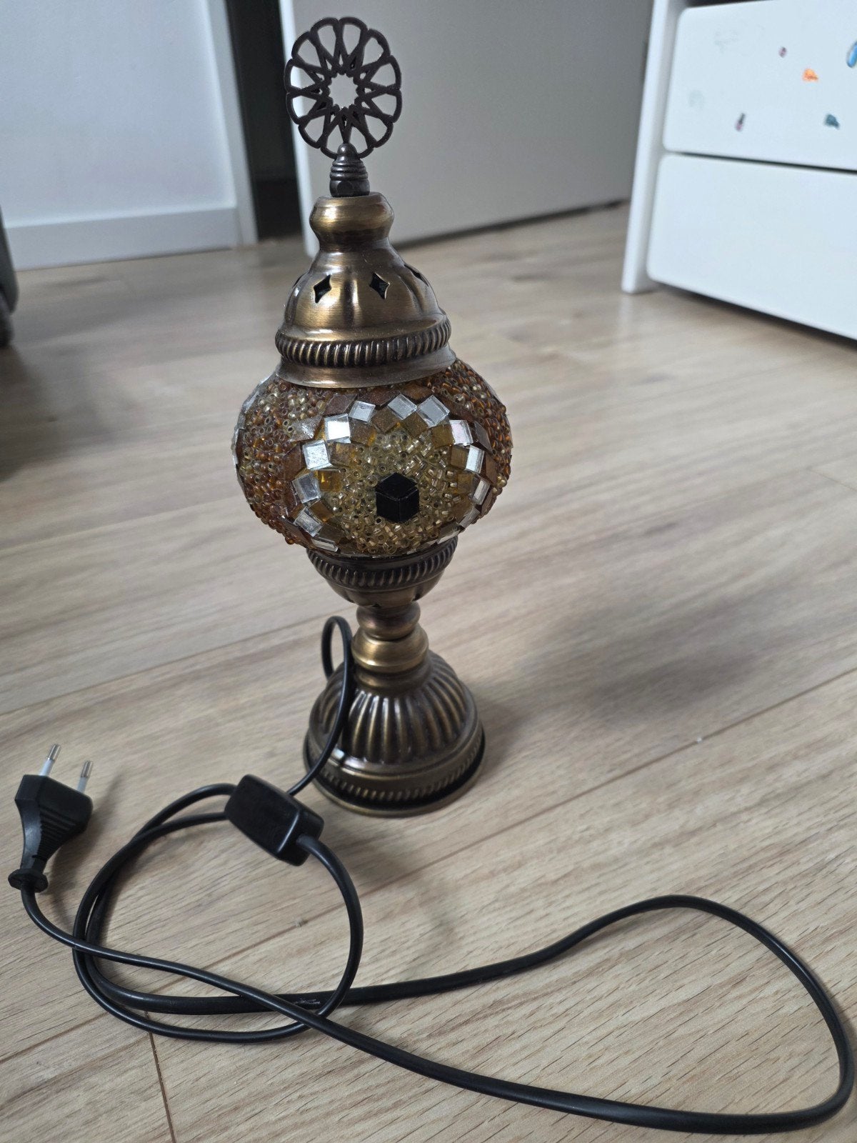 Prachtige Mozaïek Tafellamp - Oosterse Sfeer, Overige merken, Meerkleurig, Met schakelaar, E14 (klein)