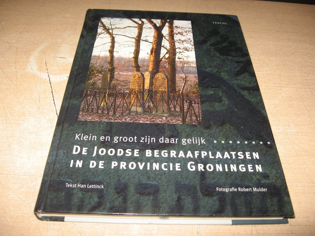 De Joodse begraafplaatsen in de Provincie Groningen, Ophalen of Verzenden, Zo goed als nieuw