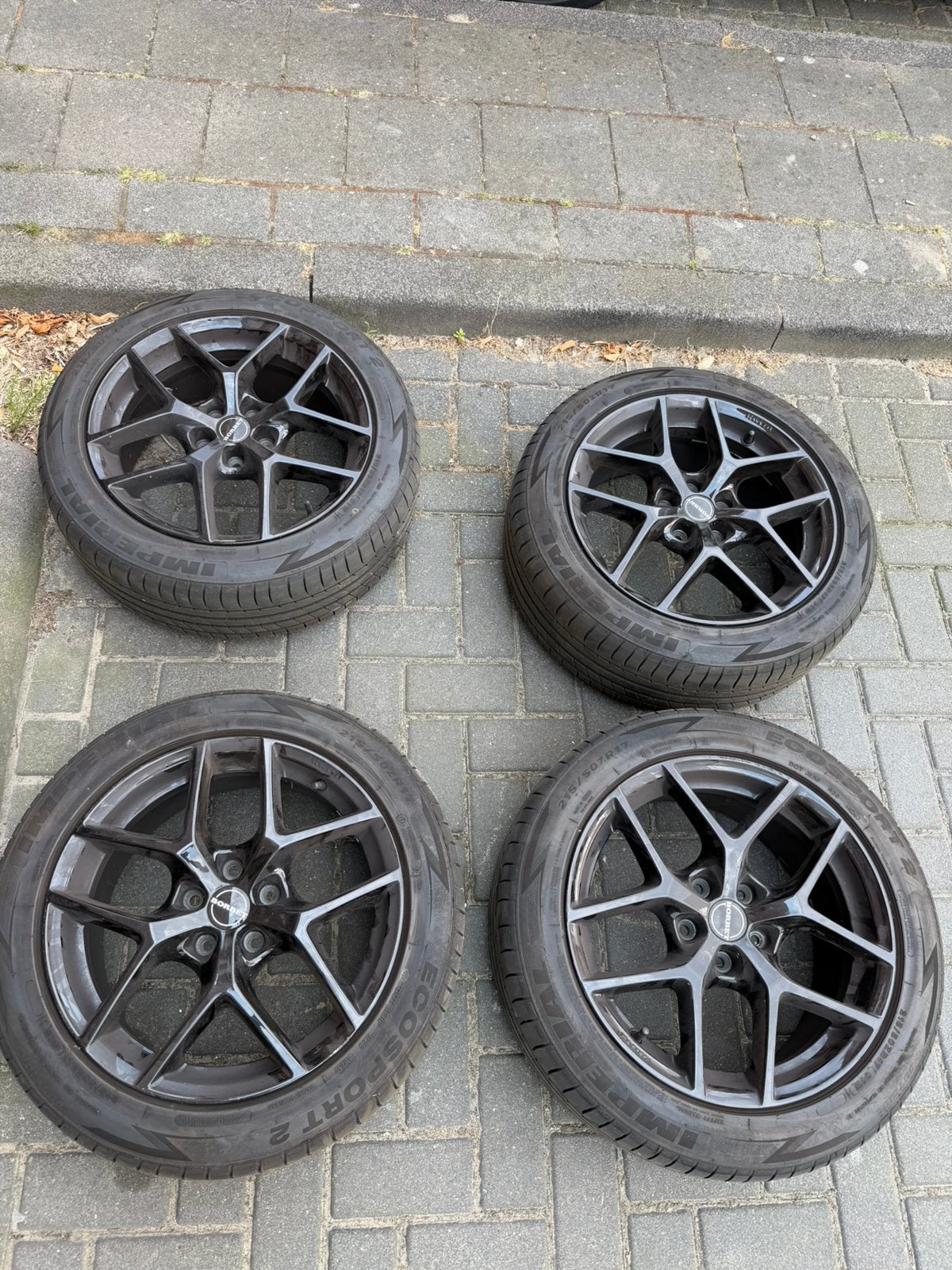 17 inch lichtmetalen velgen met goede zomerbanden, Ophalen, 215 mm, Velg(en), 17 inch