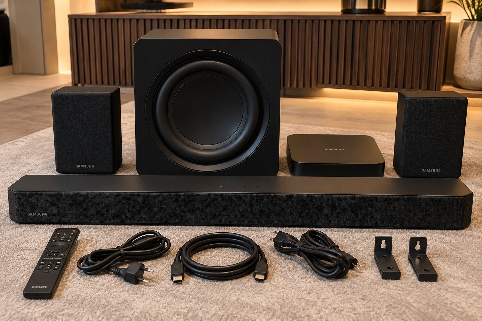 Samsung HW-Q930F Dolby Atmos soundbar set - compleet - nieuw, Ophalen of Verzenden, Zo goed als nieuw, Soundbar, Overige merken