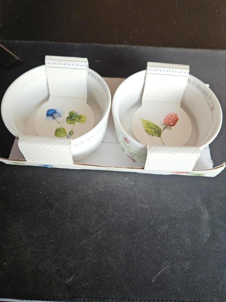 Marjolein Bastin Wildflowers Giftset 2 Ramekins 9,50cm nieuw, Nieuw, Ophalen of Verzenden, Kom(men), Overige stijlen