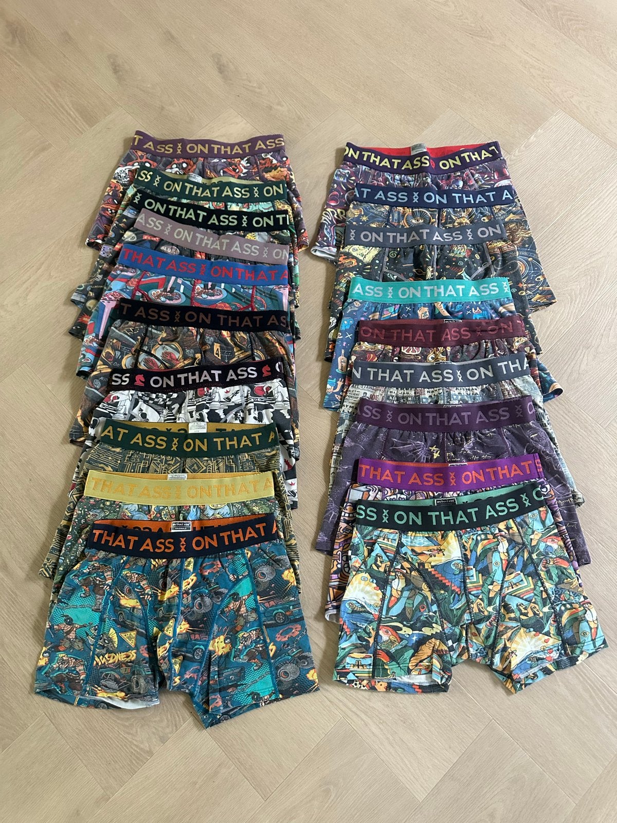 ON THAT ASS Boxershorts - 19 stuks  maat XS, Ophalen of Verzenden, Meerkleurig, Boxer