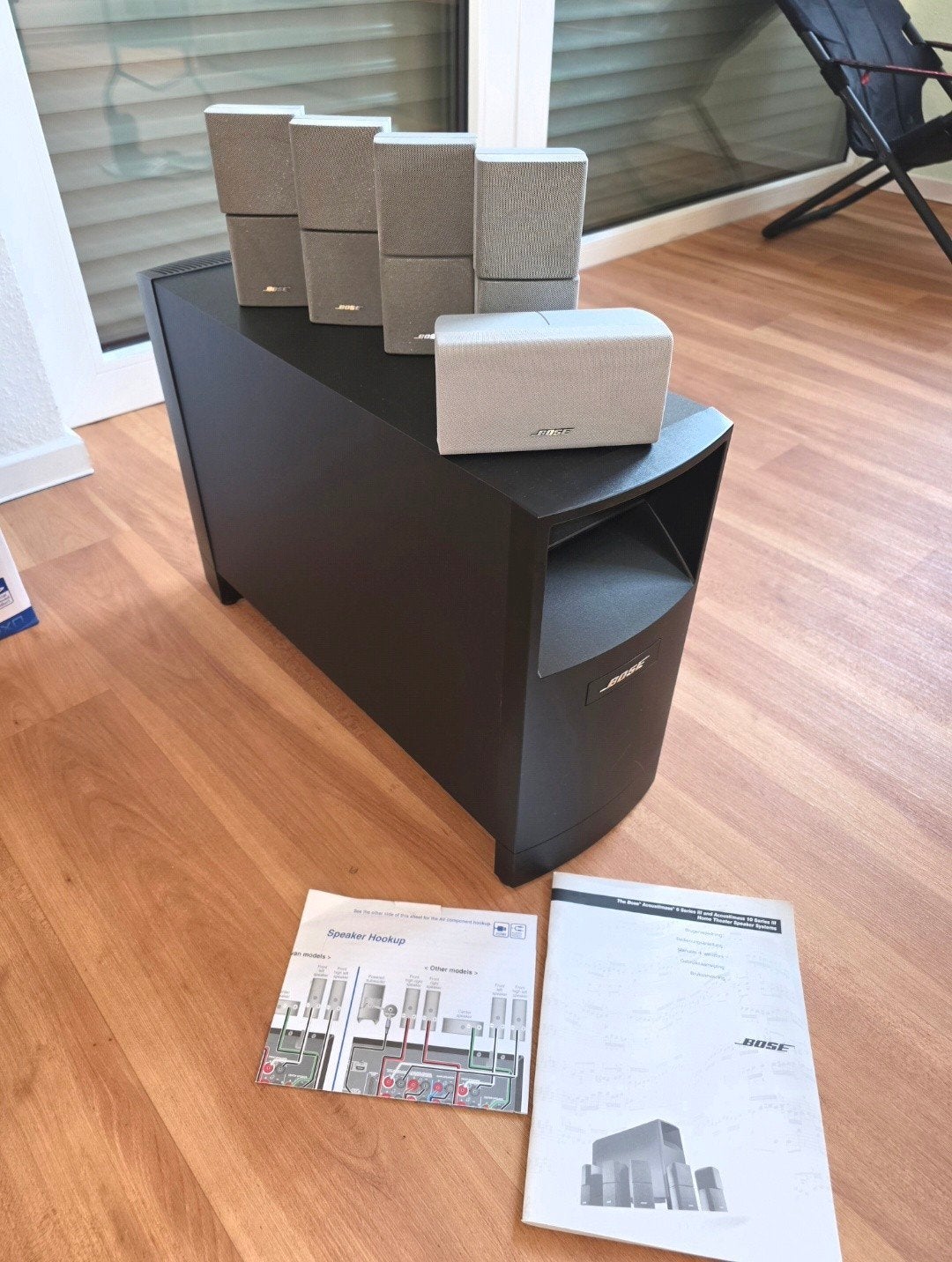 Bose Acoustimass 10 Series III 5.1 speakerset met subwoofer, Overige merken, Gebruikt, Verzenden, 70 watt of meer