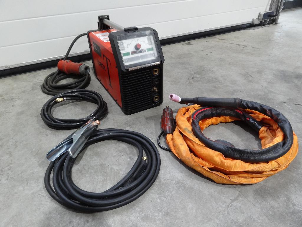 Tig lasapparaat Lorch T 250 AC/DC puls Control Pro, Ophalen of Verzenden, Zo goed als nieuw, 250 ampère of meer, Tig