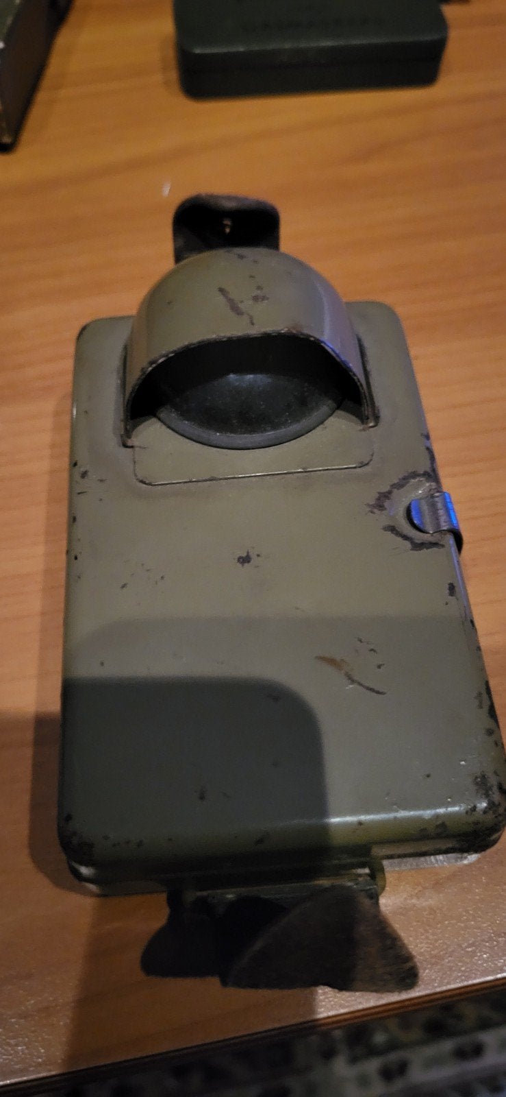Vintage Militaire Zaklamp - Olijfgroen, Ophalen