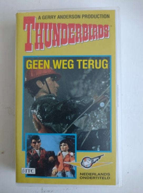 Thunderbirds VHS: Geen Weg Terug (Nederlands Ondertiteld), Alle leeftijden, Ophalen of Verzenden, Gebruikt, Actie en Avontuur