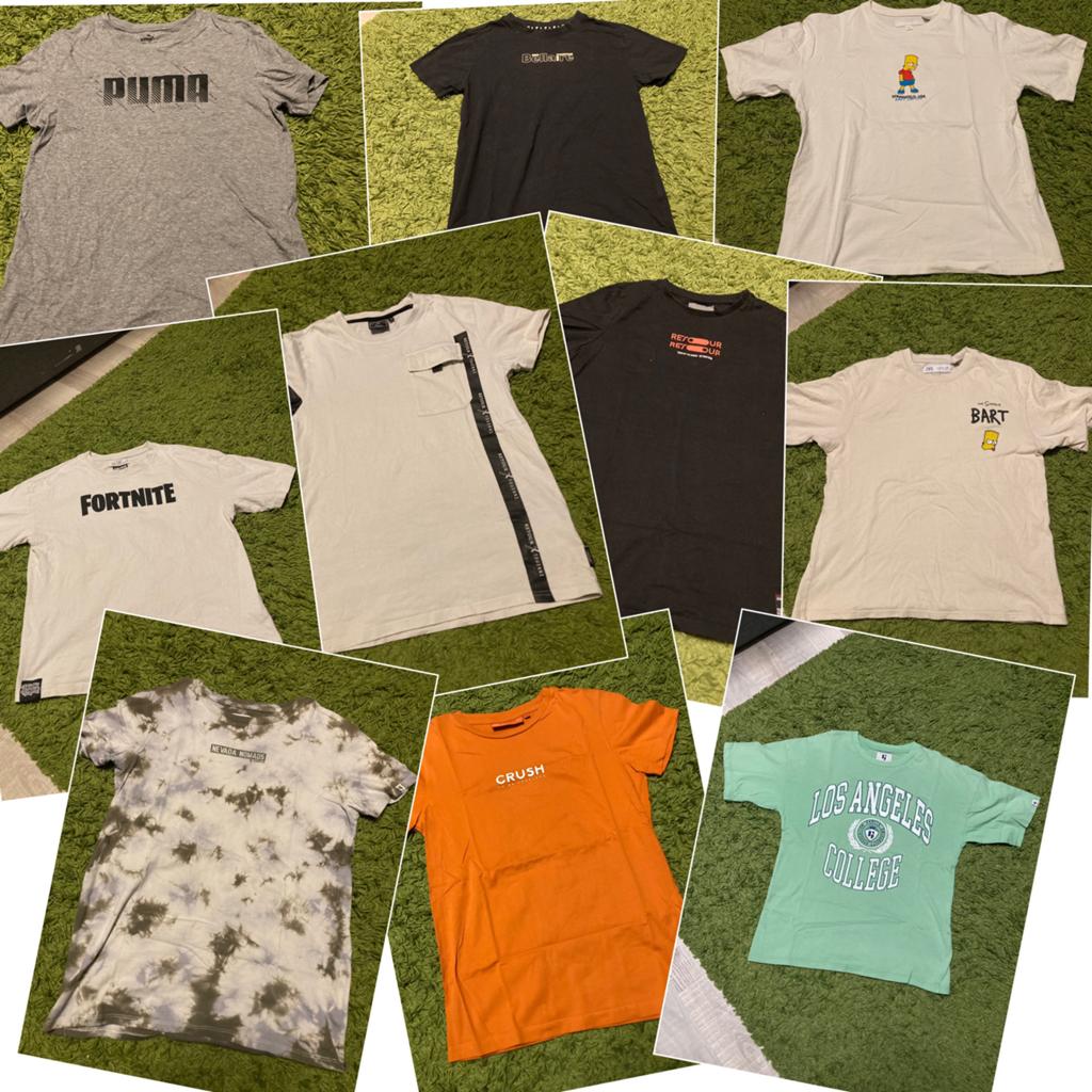 Leuk pakket jongens t-shirts maat 158/164, Ophalen, Zo goed als nieuw, Jongen, Shirt of Longsleeve