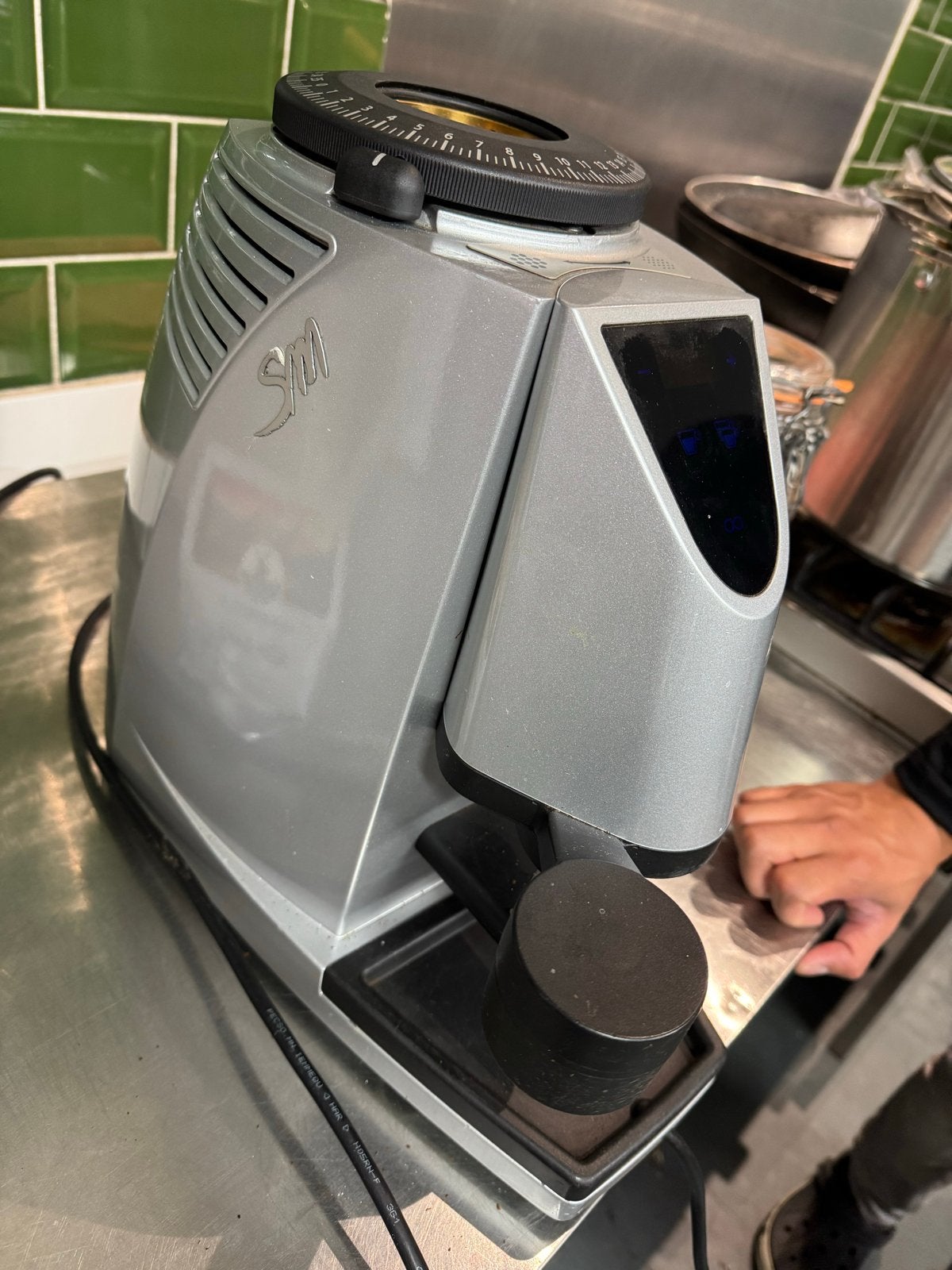 La San Marco SM 92 Instant Koffiemolen - Zo goed als nieuw, Overige modellen, 10 kopjes of meer, Zo goed als nieuw, Koffiebonen