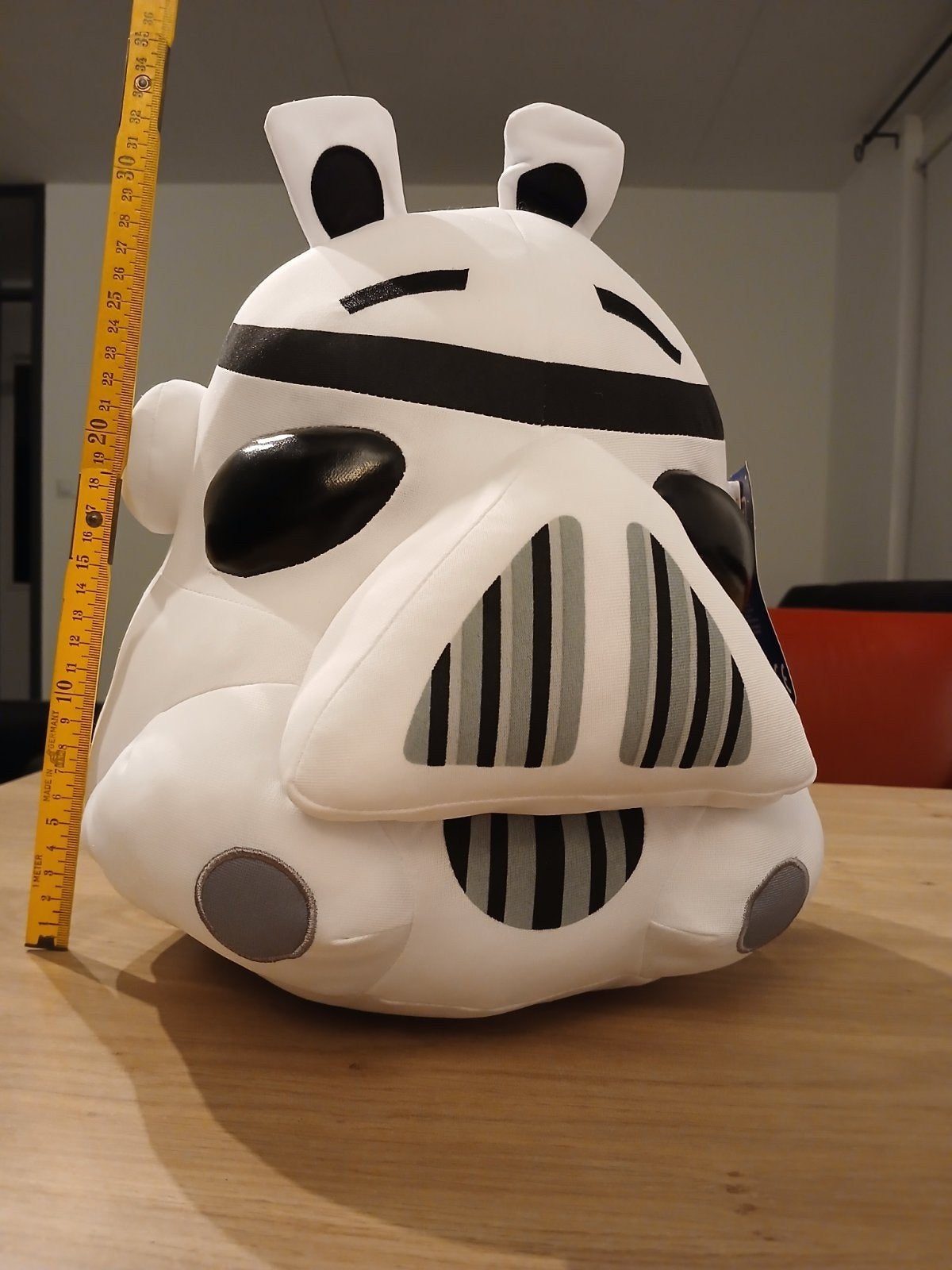 Angry Birds Star Wars Stormtrooper knuffel 30 cm, Gebruikt, Overige merken, Overige typen, Ophalen of Verzenden